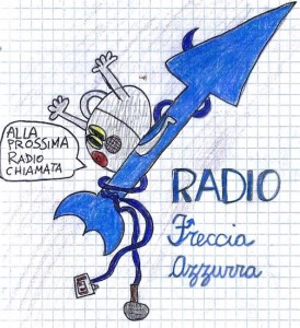 radio freccia azzurra logo